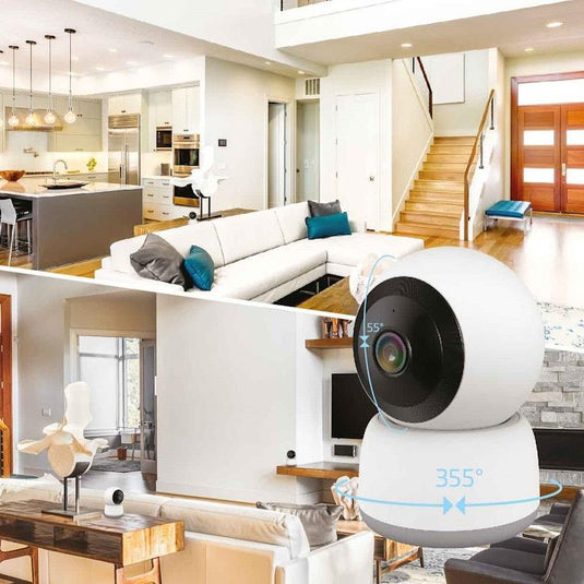 Laser Smart Home FHD Pan Tilt Camera 2 Pack