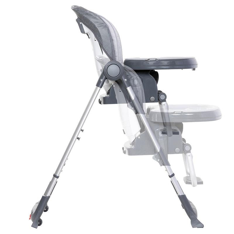 Load image into Gallery viewer, Baby Trend 7 in 1 Feeding Center High Chair Evening Grey 1pc
