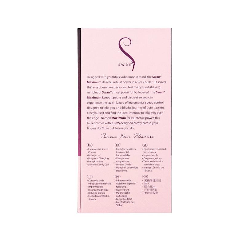 Load image into Gallery viewer, BMS Swan Maximum Rechargeable Bullet Pink
