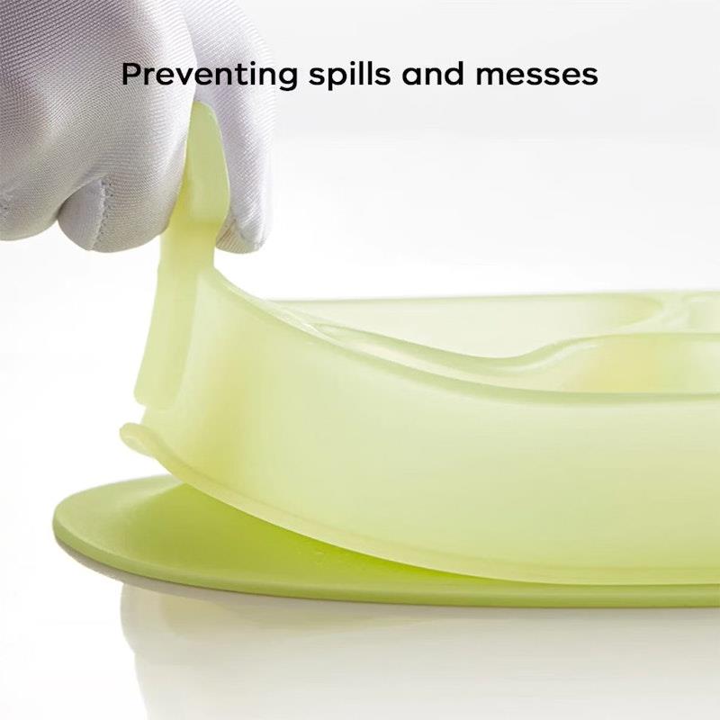 Load image into Gallery viewer, Bc Babycare Silicone Suction Plate Lime Green
