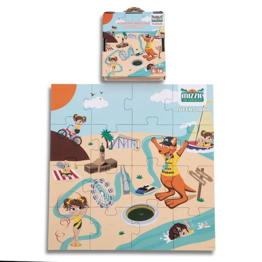 Mizzie The Kangaroo Mizzie Collectible Puzzle Gift Set