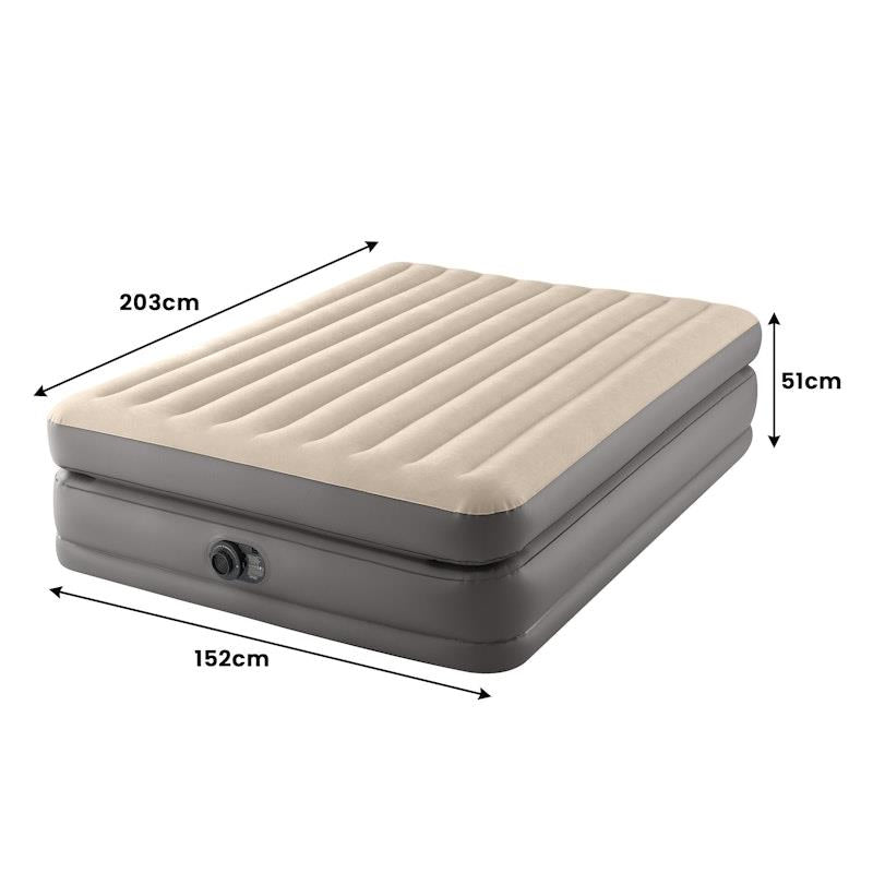 Load image into Gallery viewer, Intex Dura-Beam Plus Prime Comfort Elevated Air Mattress Queen
