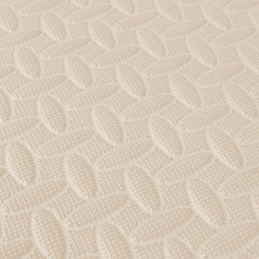 BoPeep EVA Foam Kids Play Mat Floor Baby Crawling Interlocking Waterproof White 4Pack