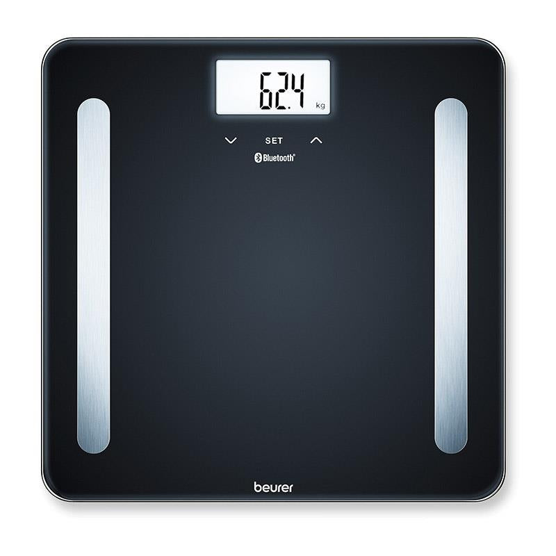 Load image into Gallery viewer, Beurer BF600B Bluetooth Glass Body Fat Scale: Pure Black 1unit
