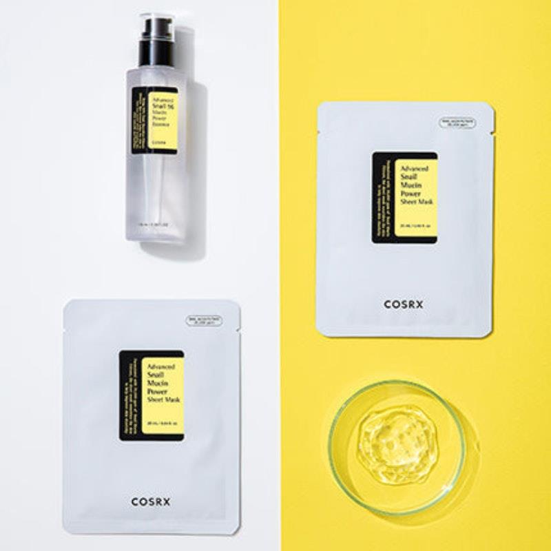 Load image into Gallery viewer, COSRX Advanced Snail Mucin Power Sheet Mask Bundle 5Pack
