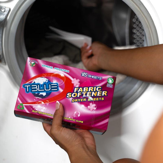 TBLUE Fabric Softener Dryer Sheet Spring Mountain Pack of 105 Sheets