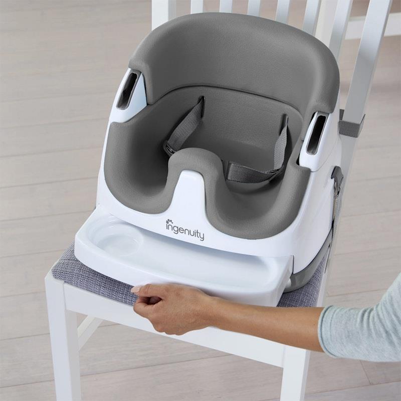 Load image into Gallery viewer, Ingenuity Baby Base 2 In 1 Baby Seat High Chair 6-36m Slate 1pc
