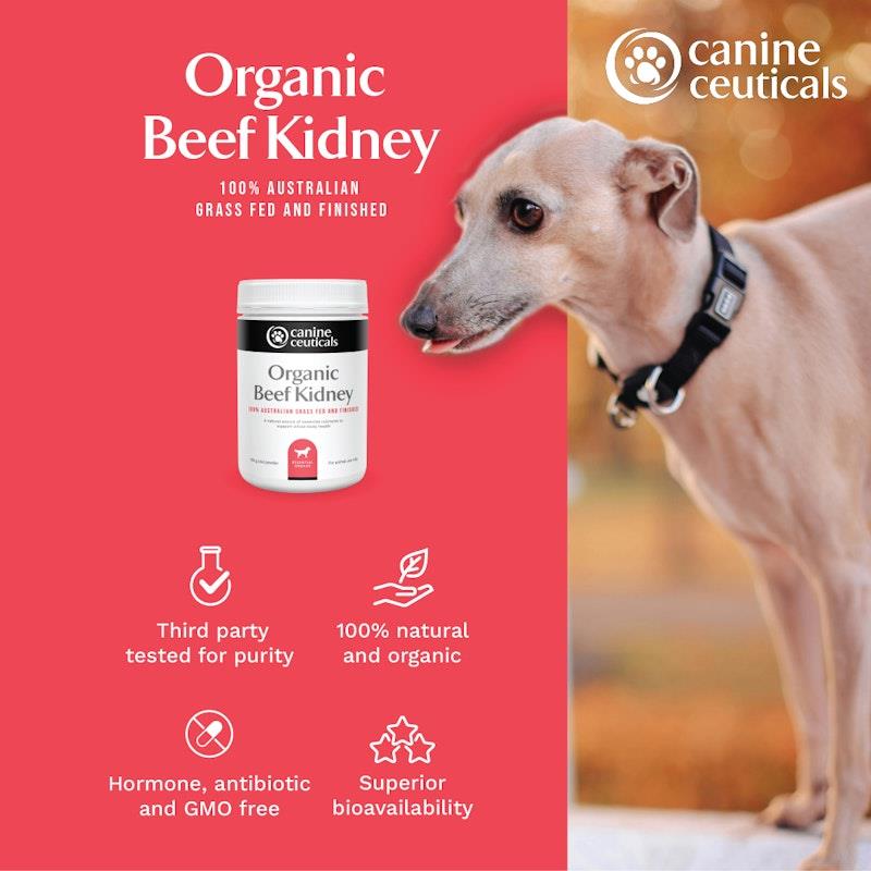 Load image into Gallery viewer, CanineCeuticals Organic Beef Kidney 150g
