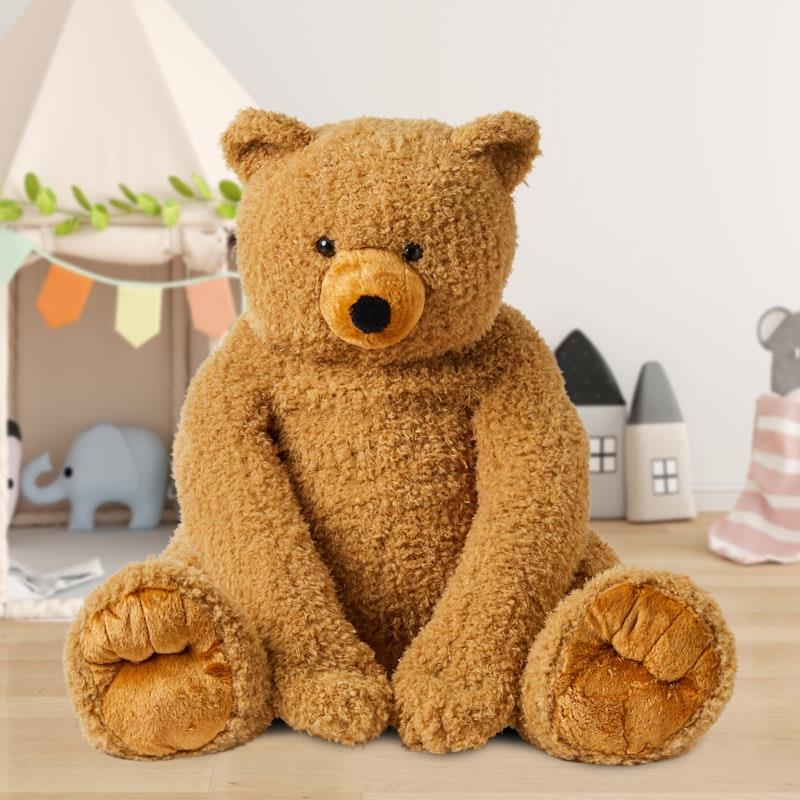 Load image into Gallery viewer, Jiggle &amp; Giggle Large Sitting Soft Plush Toy Teddy Bear
