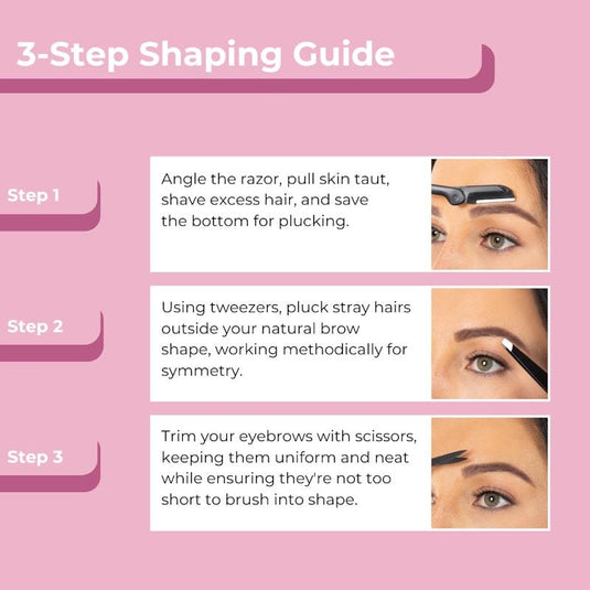 The Brow Technicians 3 in 1 Eyebrow Grooming Kit - Brow Shaping Tools Set