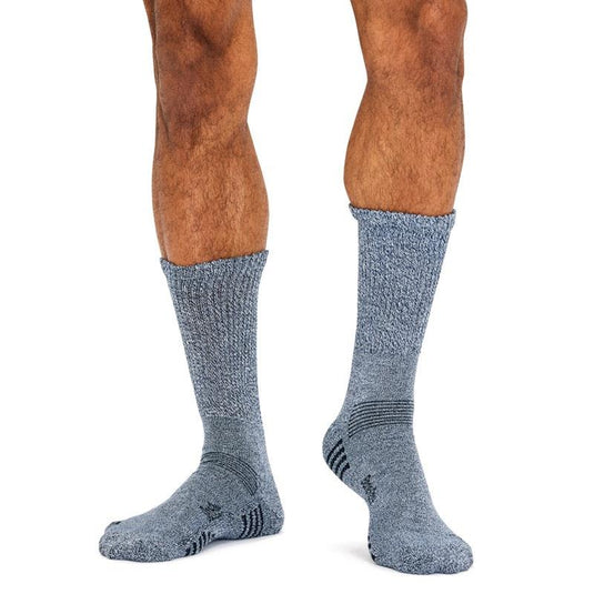 Benefeet 10 pairs of Men's Bamboo Socks - Twisted Navy Size 11-14