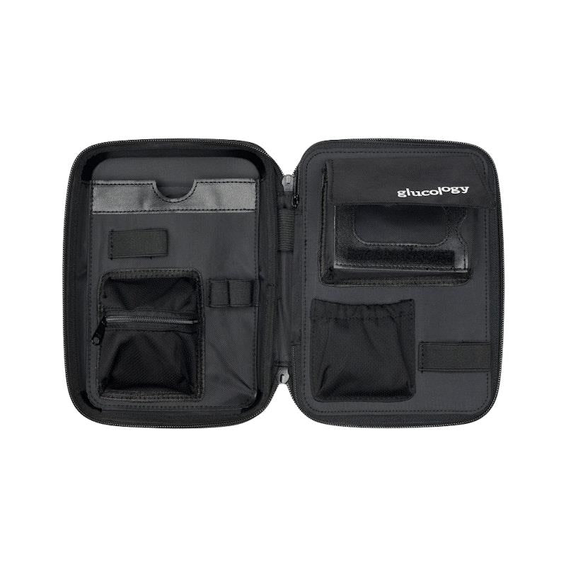 Load image into Gallery viewer, Glucology Travel Bundle Case - Plus, Blue/ 2 Pen Pouch - Blue/ 3 Sharps
