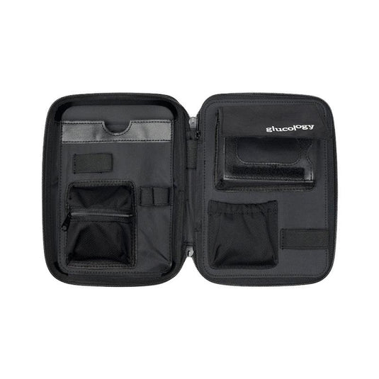 Glucology Travel Bundle Case - Plus, Blue/ 2 Pen Pouch - Blue/ 3 Sharps