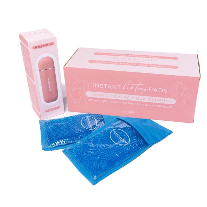 Load image into Gallery viewer, Relax and Recover Care For Down There Bundle Instant Heating Pads
