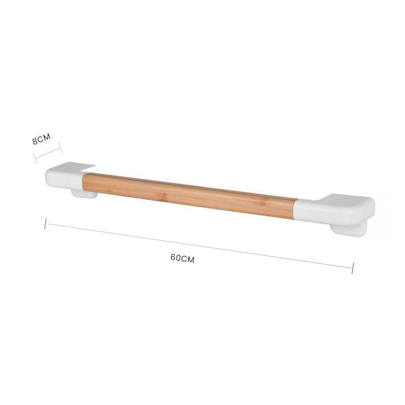 Load image into Gallery viewer, Clevinger Bamboo Wall Mounted Bathroom Towel Rail 1Piece
