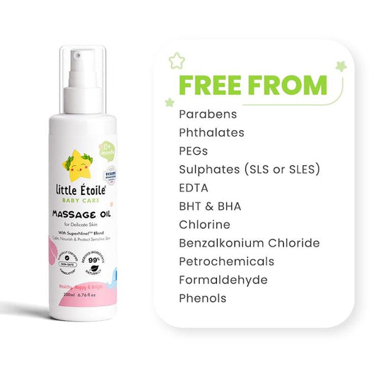 Little Etoile Massage Oil For Delicate Skin (0+ Months) 200ml