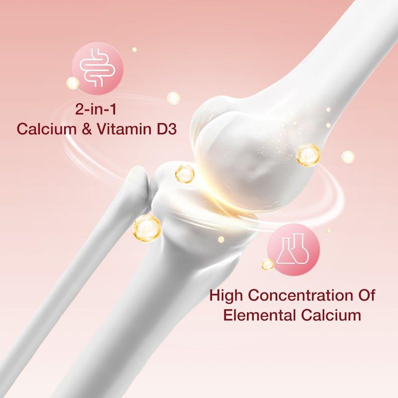 Load image into Gallery viewer, Teddi Lab by Unichi Calcium Vitamin D3 Gummy 60s x3 - Strong Bone, Muscle &amp; Teeth Packs
