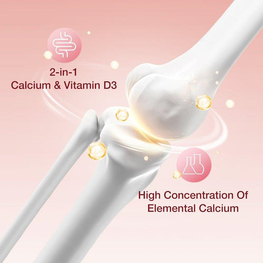 Teddi Lab by Unichi Calcium Vitamin D3 Gummy 60s x3 - Strong Bone, Muscle & Teeth Packs