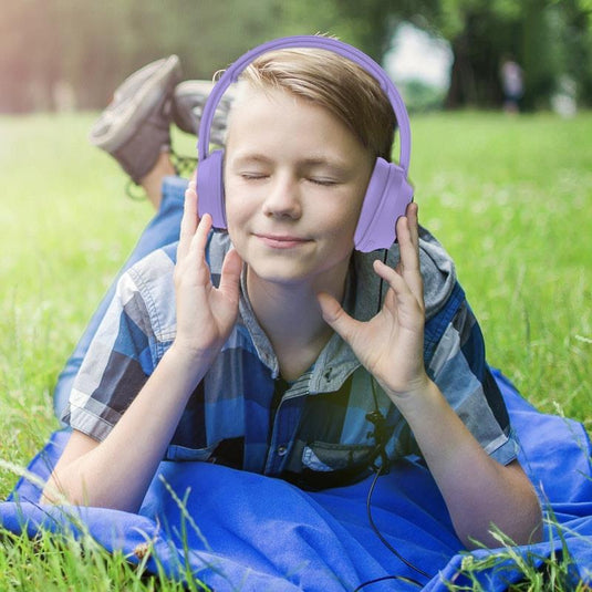Laser ANC Kids Wireless Headphones - Volume-Limited Lilac