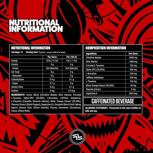Faction Labs Disorder Original - 50 serves Red Russian