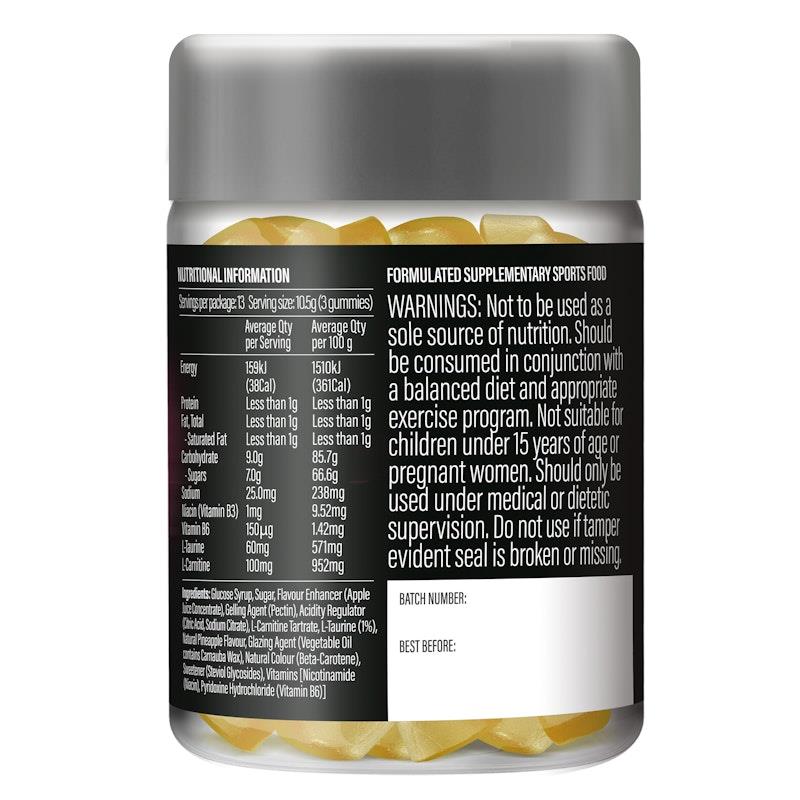 Load image into Gallery viewer, Life Botanics PreWorkout Gummies 3x40 Pack
