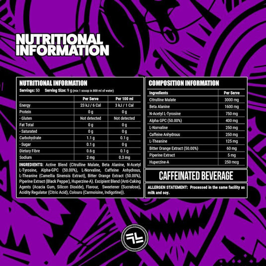 Faction Labs Disorder Original - 50 serves Purple Reign