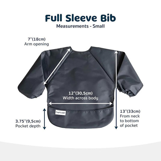 Tiny Twinkle - Mess-proof Full Sleeve Bibs - 2 Pack Sets for Babies and Toddlers - Mermaid Set Small (6-24M)