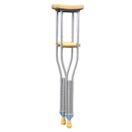 Livingstone Underarm Crutches Youth Small Aluminium Adjustable 94-114cm 1Pair