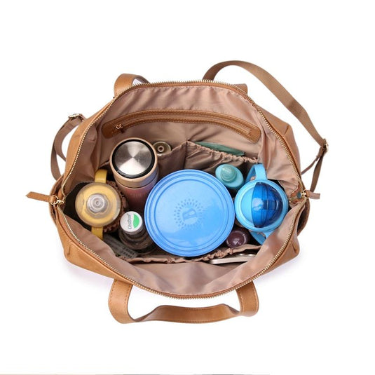 Hannah & Henry Chelsea Convertible Nappy Bag Tan