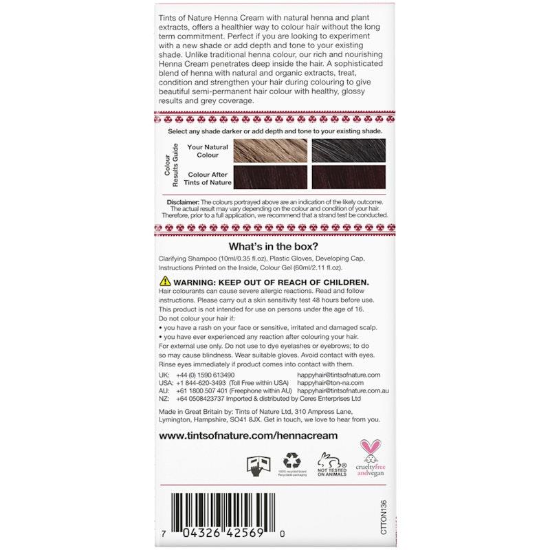 Load image into Gallery viewer, Tints of Nature Henna Cream Mahogany Red 70ml

