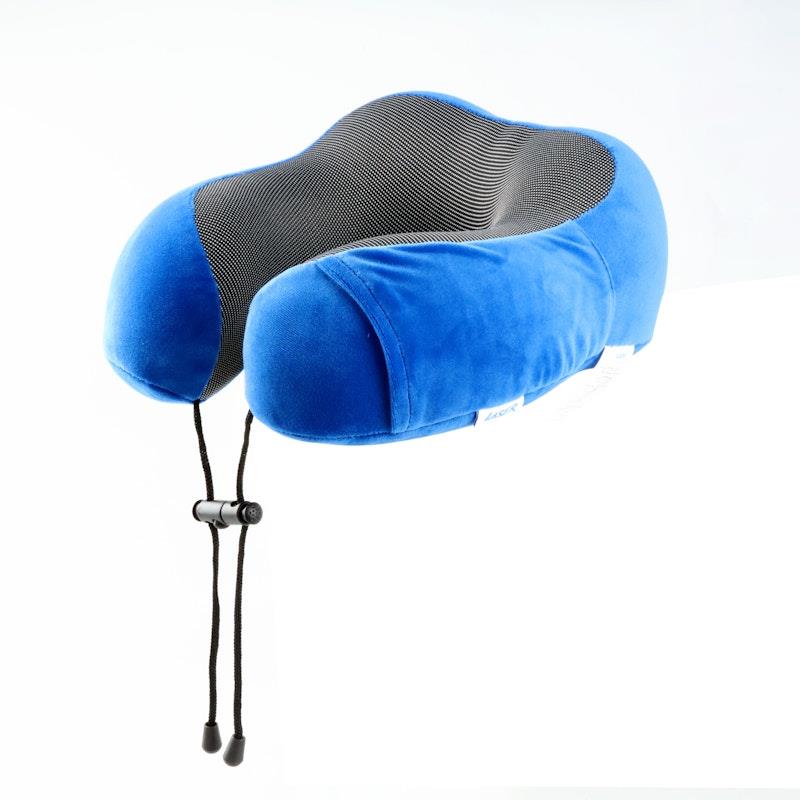 Load image into Gallery viewer, Laser Memory Foam Neck Pillow - Easy Snap Blue
