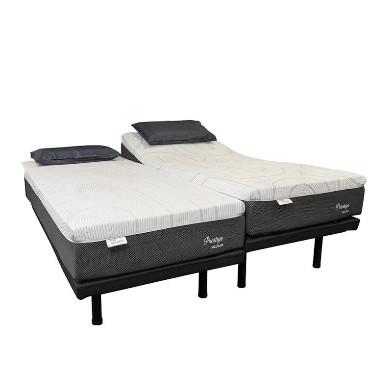 Load image into Gallery viewer, Napp Australia Split RENEW Adjustable Bed Split King with 1 x Long Single Prestige MEDIUM Mattress and 1 x Long Single Prestige PLUSH Mattress
