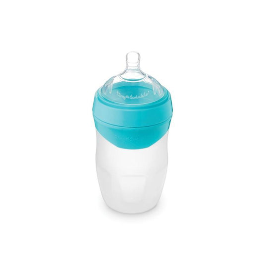 Tiny Twinkle - Silicone Baby Bottle - Mint 240ml
