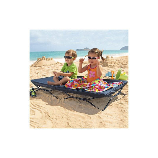 Regalo Portable 122cm Foldable Bed Toddler/Kids 2-5y Blue 1pc