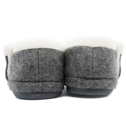 Archline Slippers Closed Back Arch Support Comfort Grey Marl Size 40
