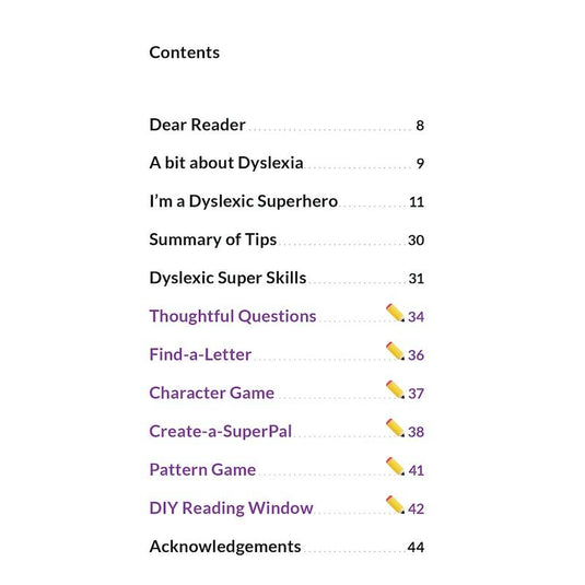 Butterfly Publishing I'm a Dyslexic Superhero (Children's Book) Hardcover