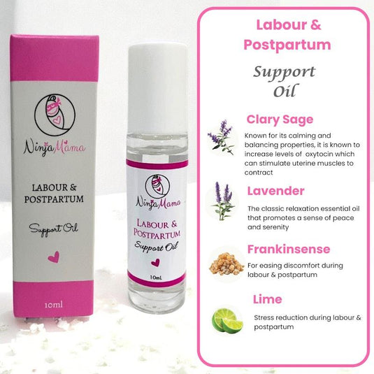 Ninja Mama Labour and Postpartum Support Oil Roller 10ml