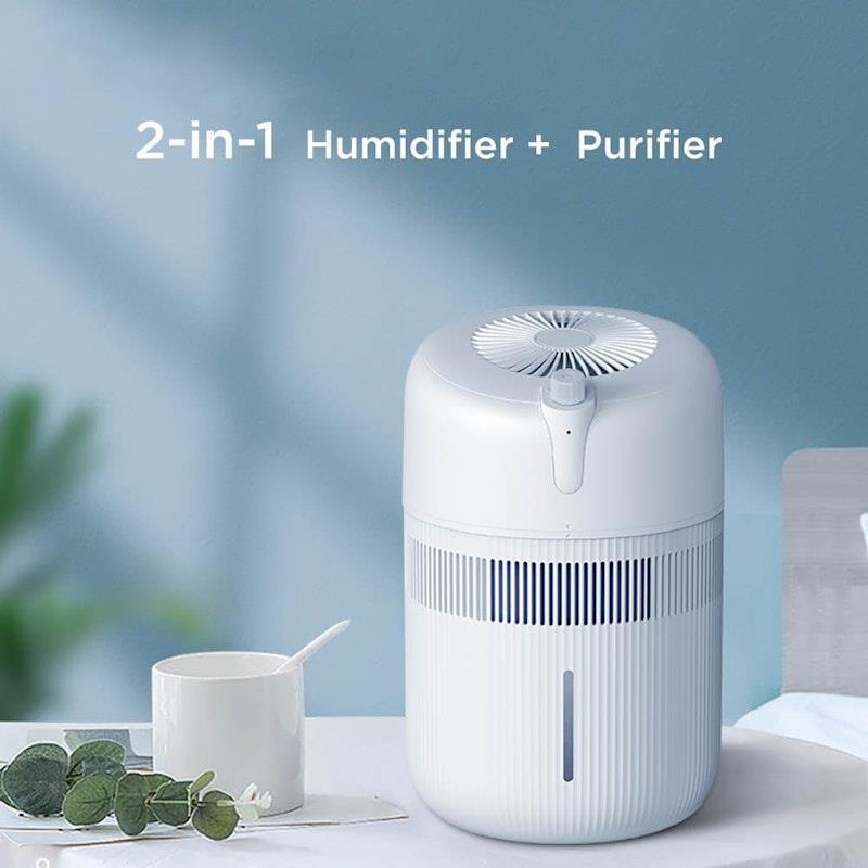 Load image into Gallery viewer, Caremax Mist-Free Dust Free 2-in-1 Evaporative Humidifier &amp; Air Purifier 4L 1Unit
