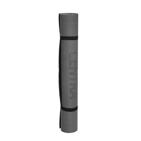 Centra Yoga Mat Non Slip 5mm Exercise Padded Fitness Sports Workout Mat - Grey 1pc
