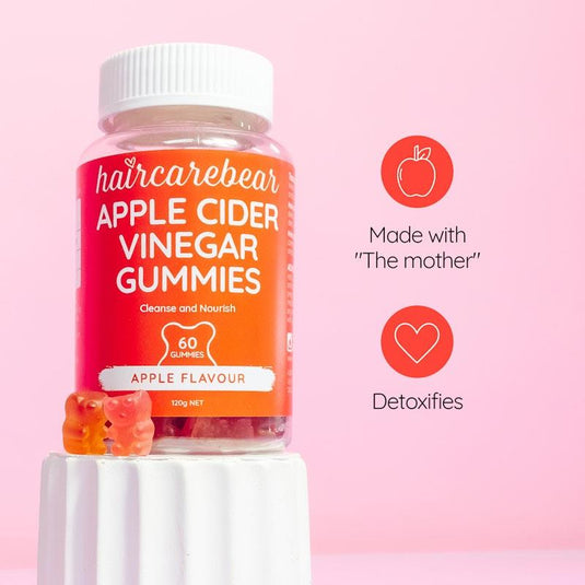 Haircarebear Apple Cider Vinegar 3x60 Gummies Pack