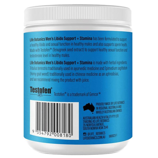 Life Botanics Men’s Libido Powder 3x150g Pack