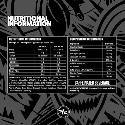 Faction Labs Disorder Original - 50 serves Black Fire