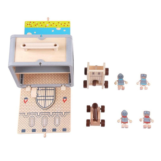 Riababy Wooden Castle Set