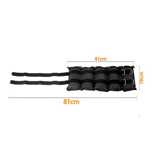 Powertrain Adjustable Ankle Weights Gym Equipment Wrist Fitness Yoga 2x5Kg