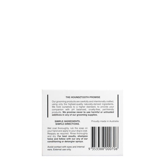 HOUNDZTOOTH Hemp & Goat Milk Dog Shampoo Bar for Dogs 100g