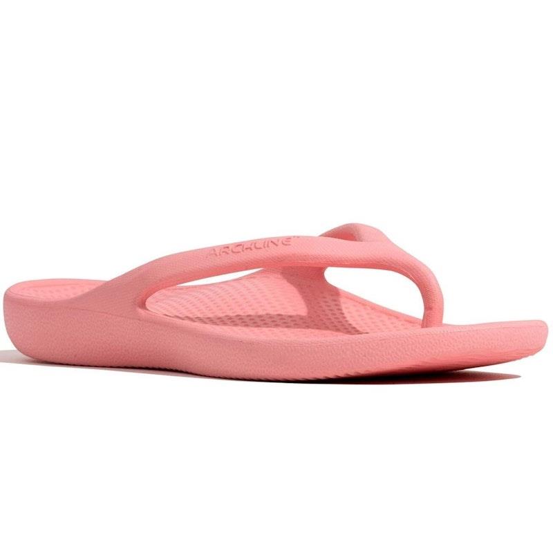 Load image into Gallery viewer, Archline Orthotic Foam Thongs Arch Support Flip Flops Orthopedic Rebound - Pink Euro Size 36
