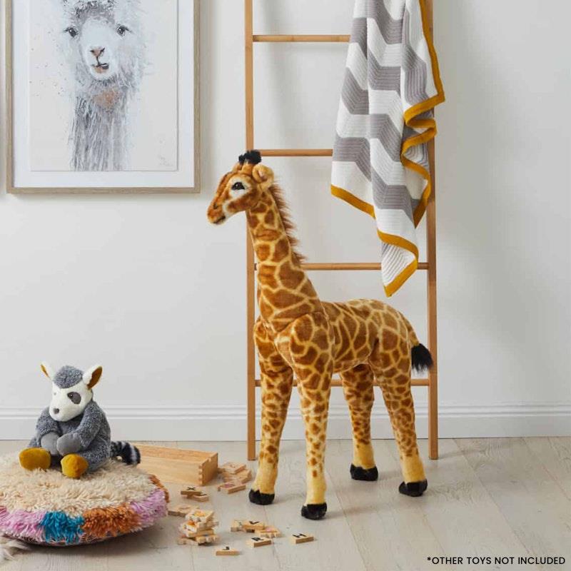 Load image into Gallery viewer, Jiggle &amp; Giggle Large Standing Soft Plush Toy Giraffe
