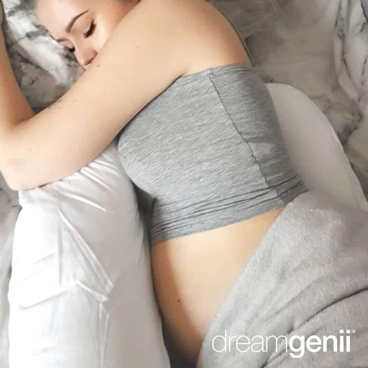 Dreamgenii Dreamgenii Pregnancy Pillow Cotton Jersey White