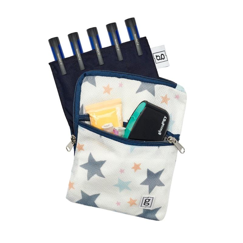 Load image into Gallery viewer, Glucology Insulin Cooler Bags 5 Pen Stars
