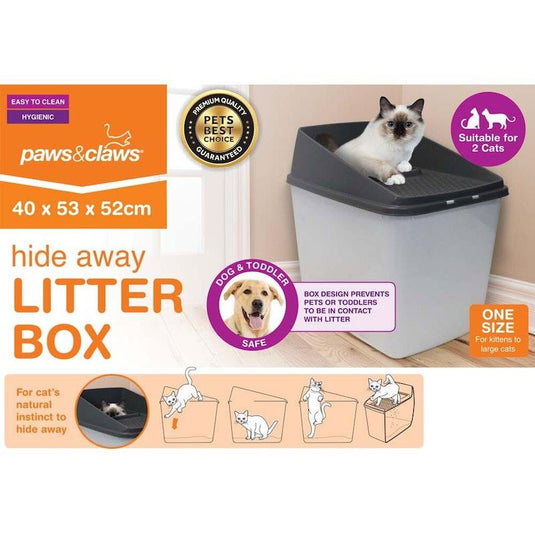 Paws & Claws Hide Away Cat Litter Box 1pc